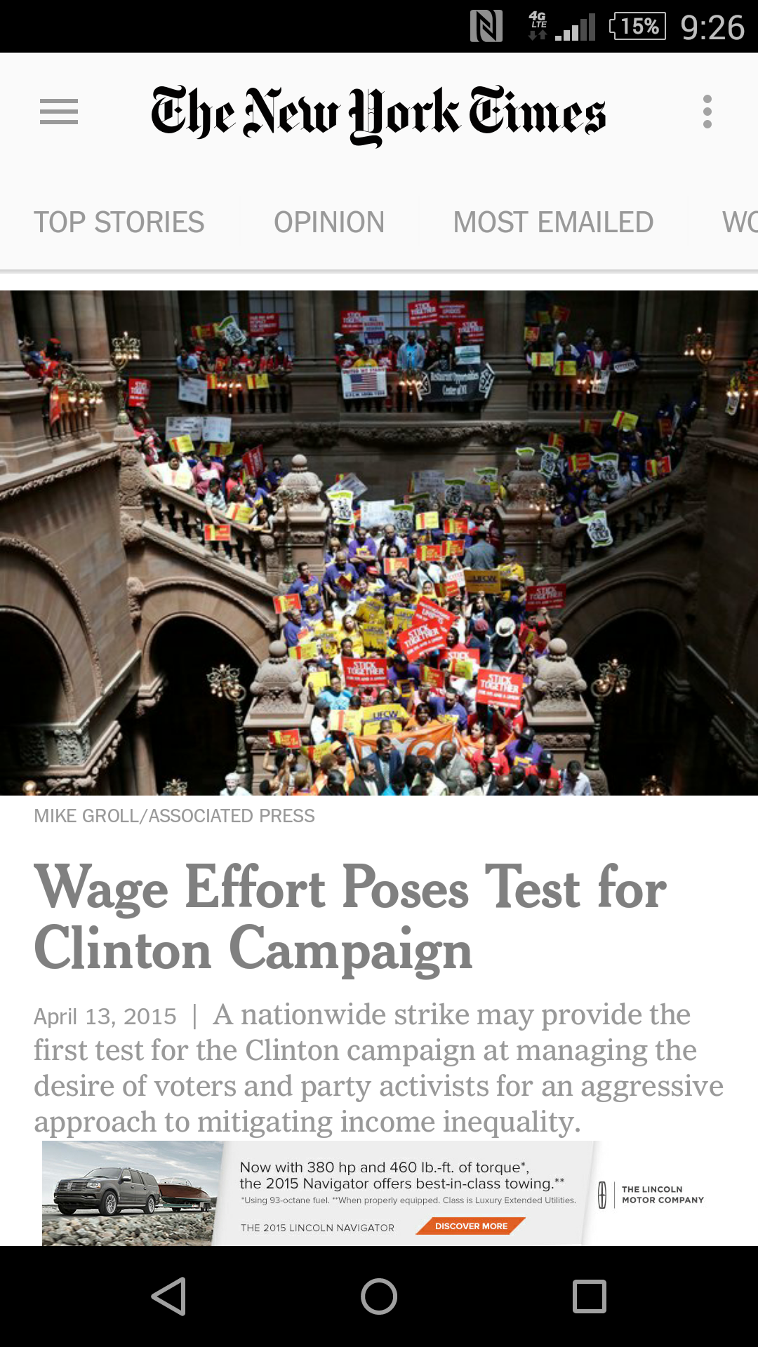 NYTimes - Latest News App Receives Major Update With Material Design ...