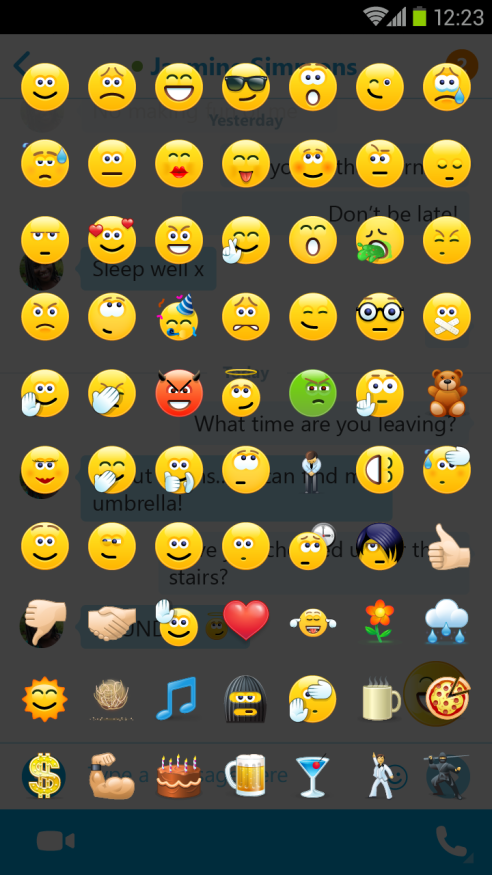 Skype 5.3 Brings Chat Bubble Layout And Oversized, Animated Emoticons ...