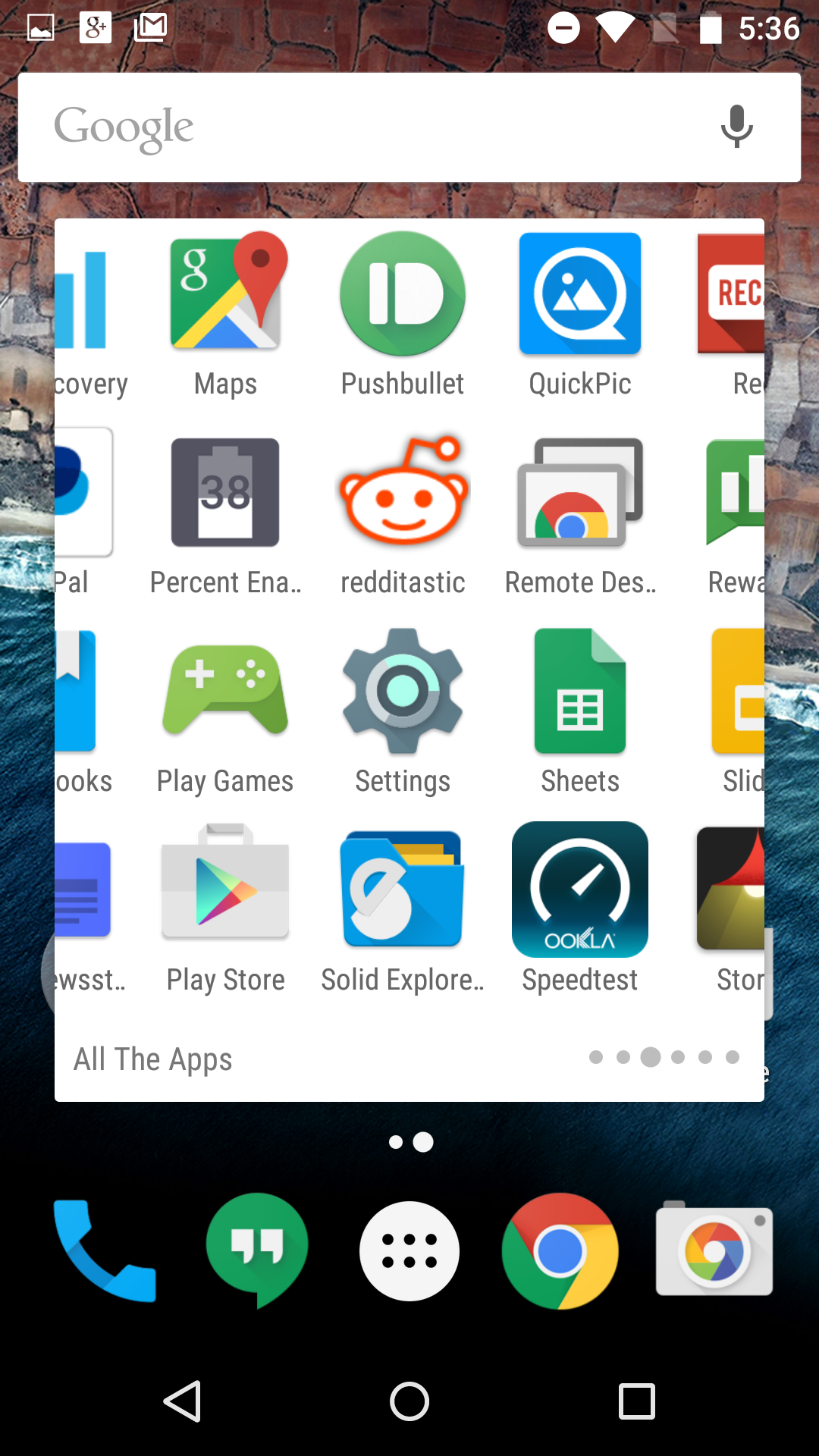 The Updated Google Now Launcher In Android M Has Horizontally