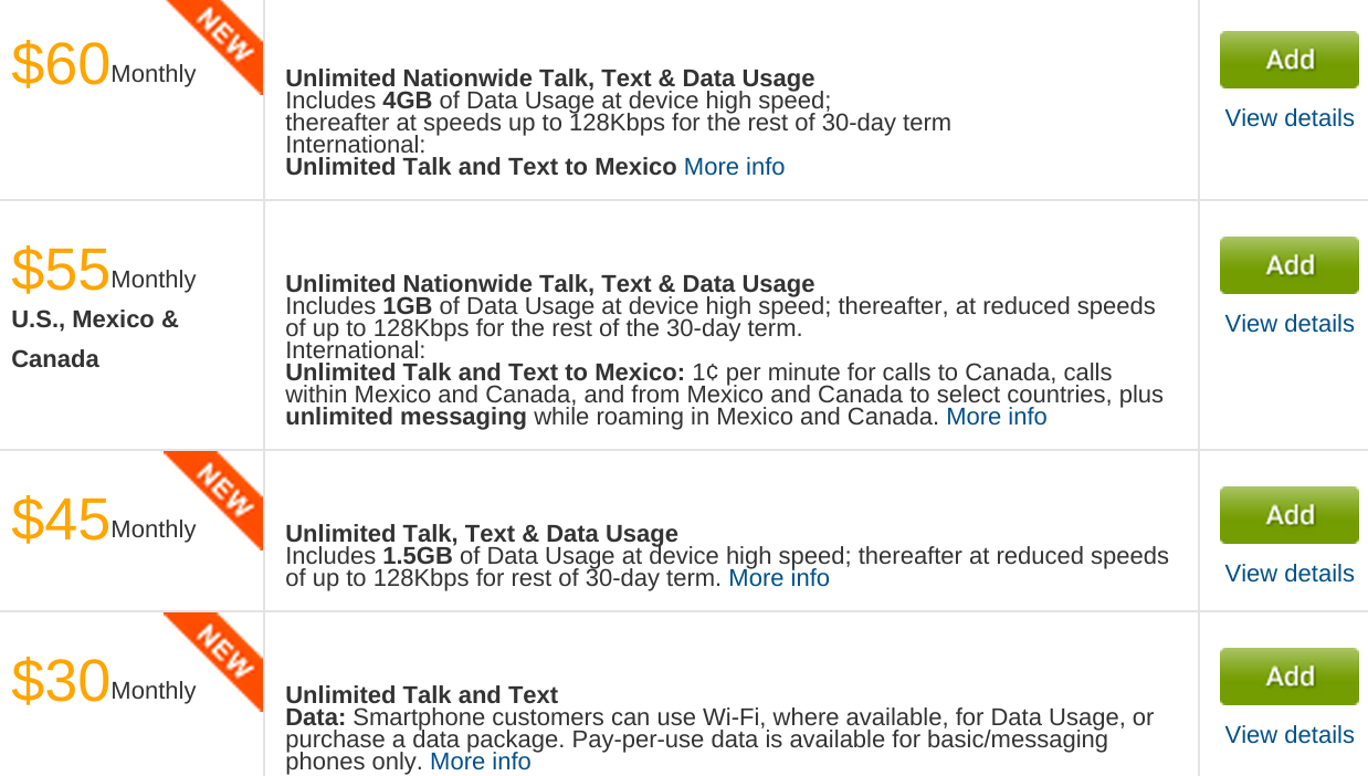 AT&T's 45 And 60 GoPhone Prepaid Plans Now Come With Rollover Data