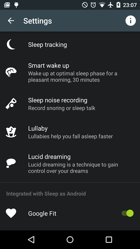 Sleep as Android Integrates With Google Fit And Adds Pebble Time Support