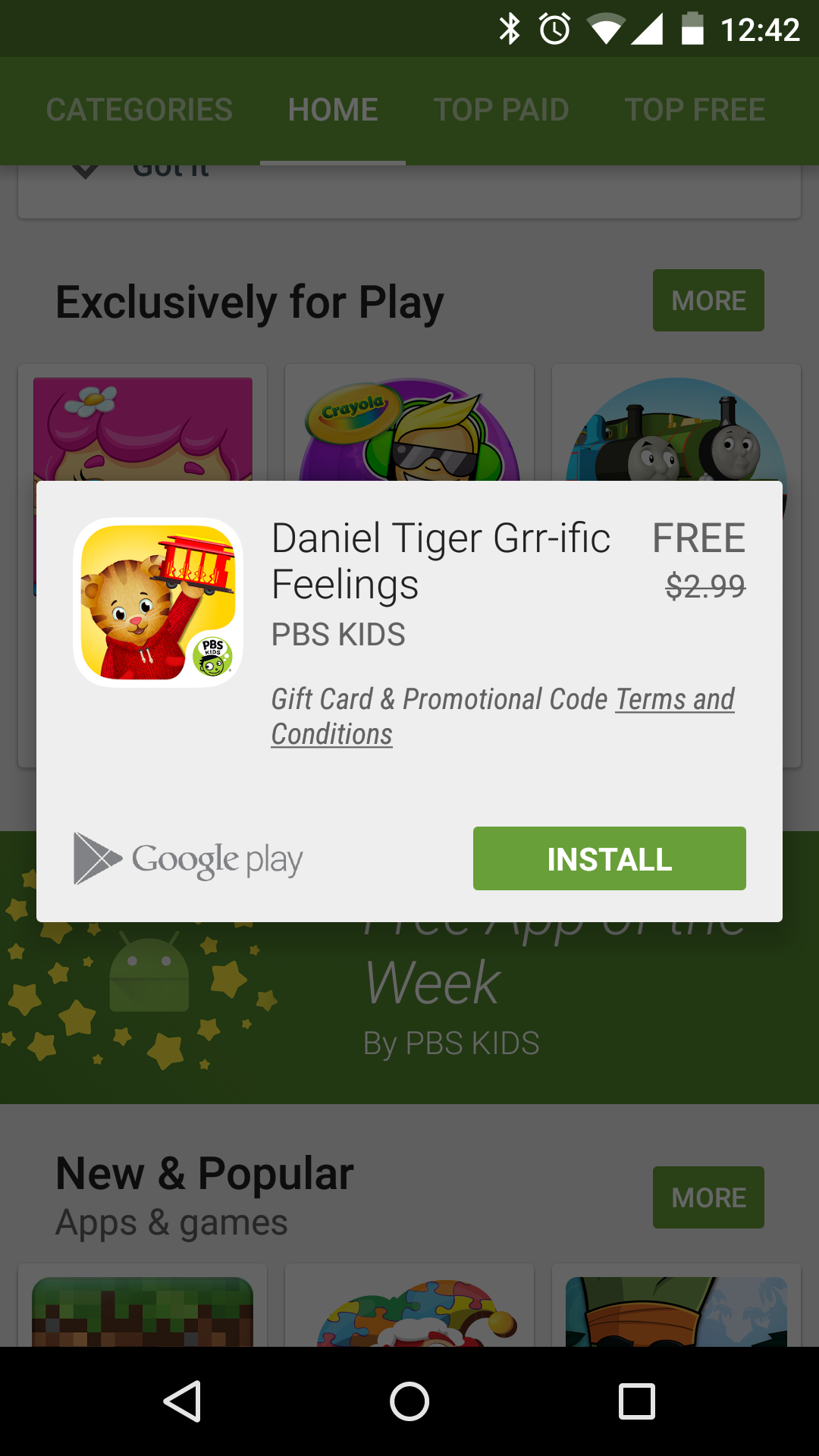 Google Play Offers Its First Free App Of The Week—A PBS App Tucked Away ...