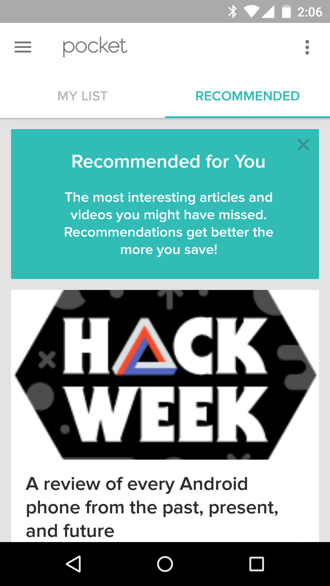 Pocket Updated To Version 6.0 With A New Tab For