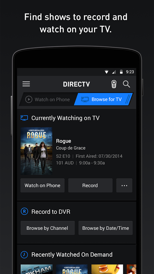 directv app chromecast