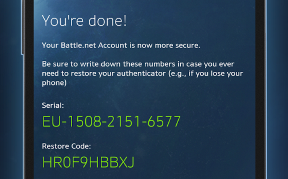 battlenet authenticator