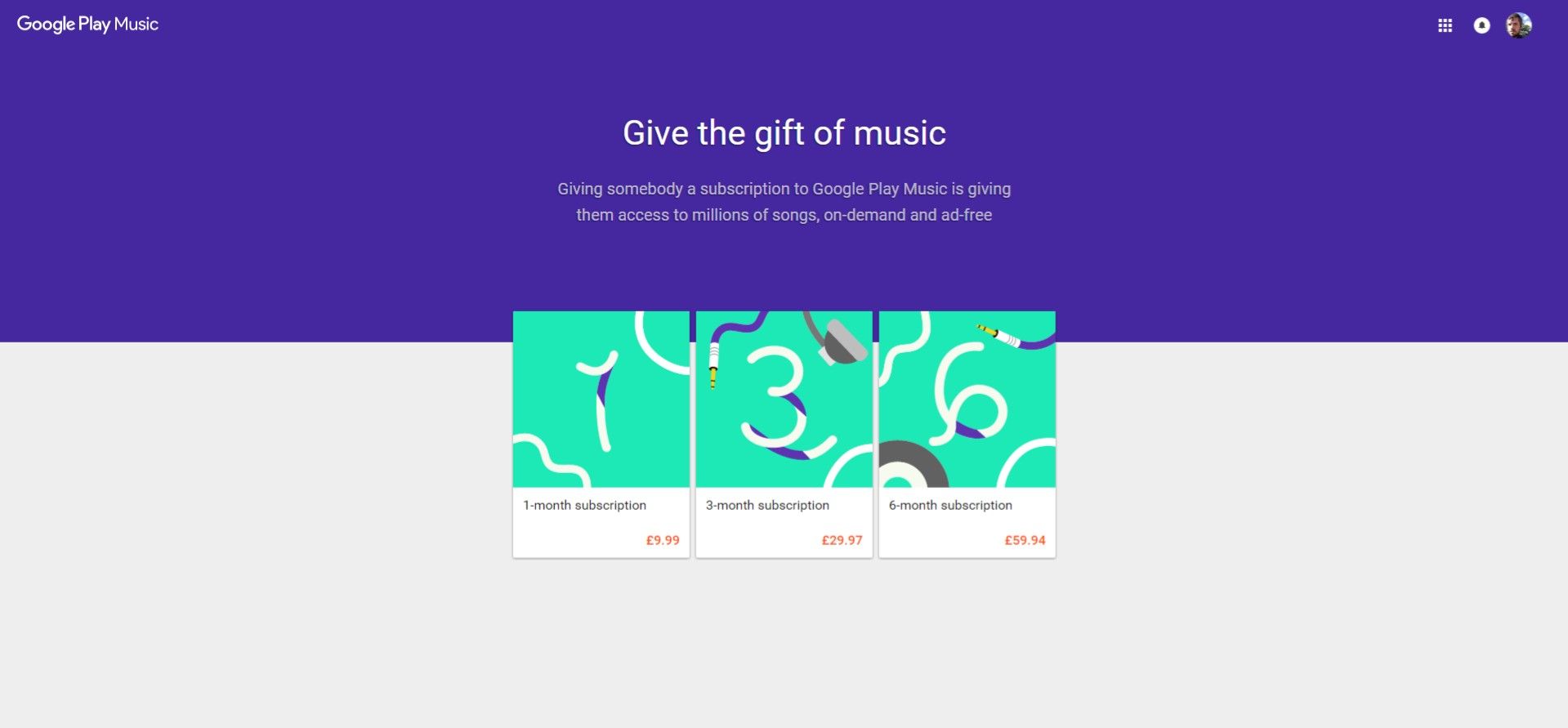 Google Begins Rolling Out Option To Give Play Music Gift Subscriptions