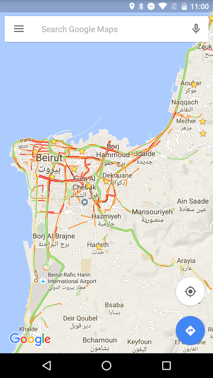 PSA: You Can Enable Google Maps Traffic View In Countries And Regions ...