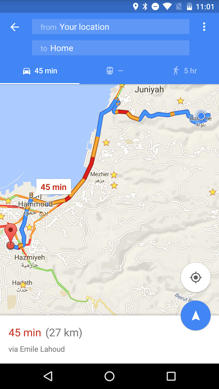 PSA: You Can Enable Google Maps Traffic View In Countries And Regions ...