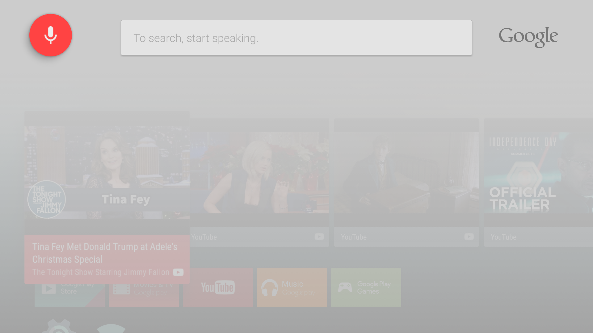 Google App For Android Tv V2 0 Updates The Search Interface To The New Google App For Android Tv V2 0 Updates The Search Interface To The New