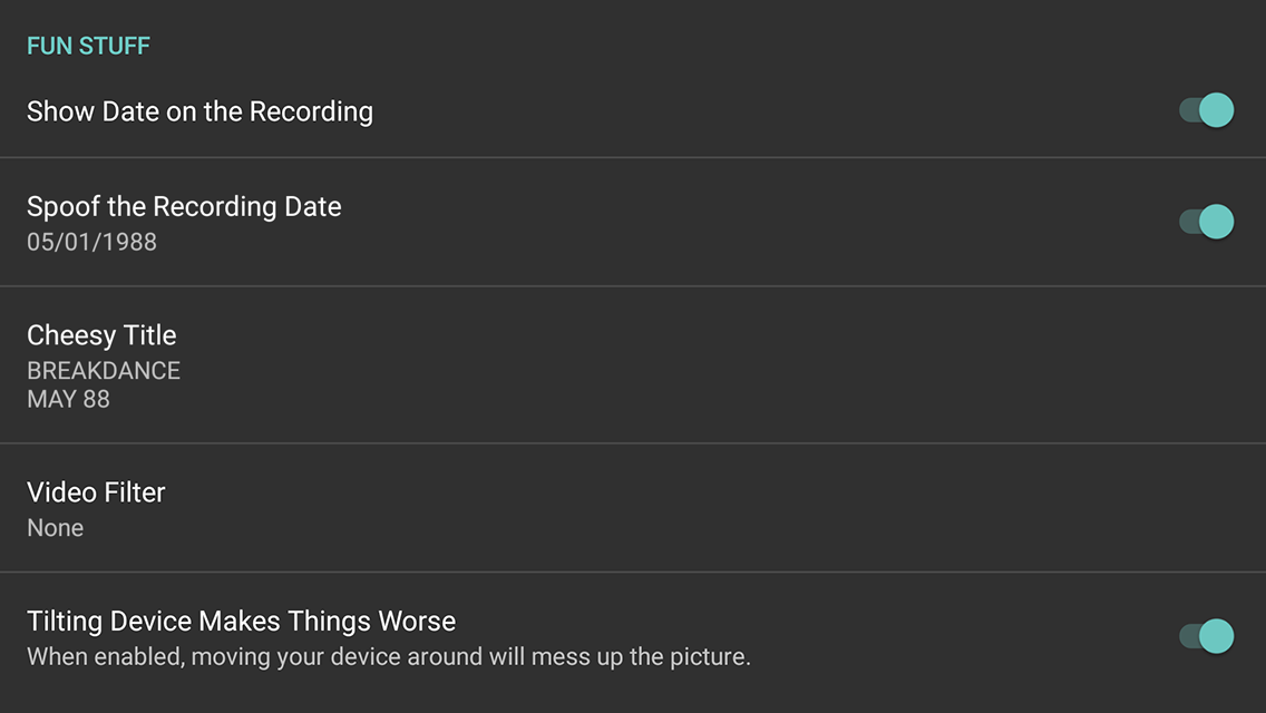 VHS Camcorder App Enters The Play Store So You Can Record Crappy Video