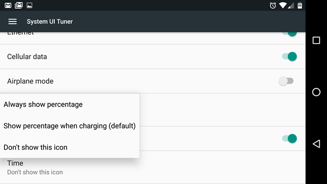 system ui tuner pixel