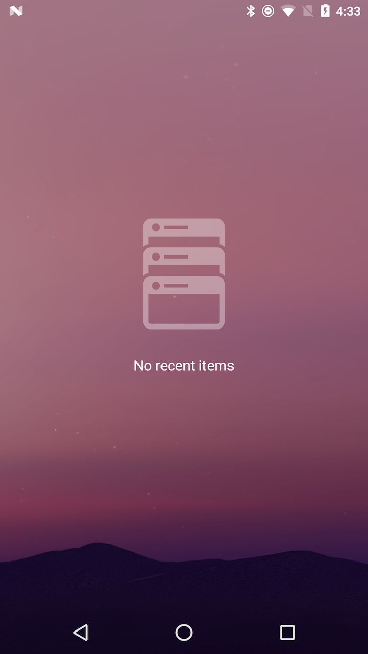 [Minor] Android N Dev Preview 2 Shows A New Icon When Your Recent Apps