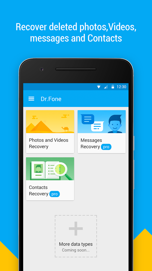 Dr.Fone Recovers Deleted Photos, Messages, And Contacts Along With Even