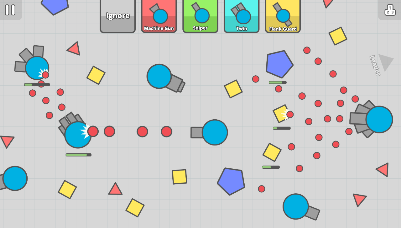 Diep.io - A multiplayer tank shooting game in your browser