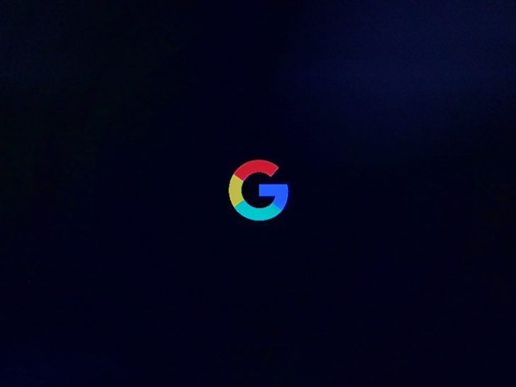 The boot screen no longer shows the Chrome logo.