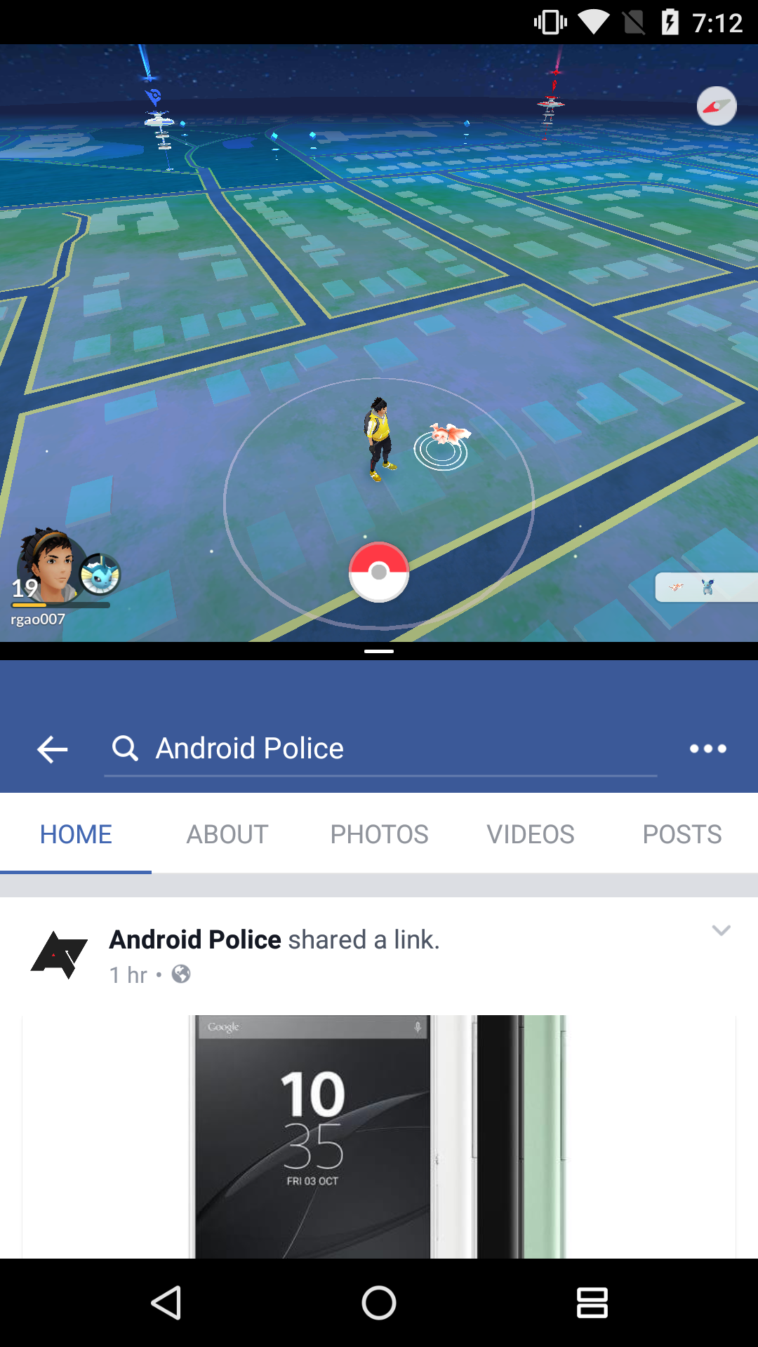 Guide How To Use Nougat S Multi Window With Apps That Don T Natively Support It Like Pokemon Go