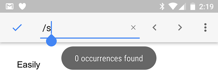 No option to enable Regexes on Docs for Android yet.