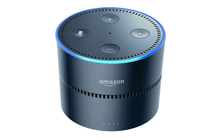 Evo is a perfectly matching portable battery base for 's Echo Dot