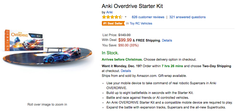 Anki Overdrive Starter Kit for sale online 