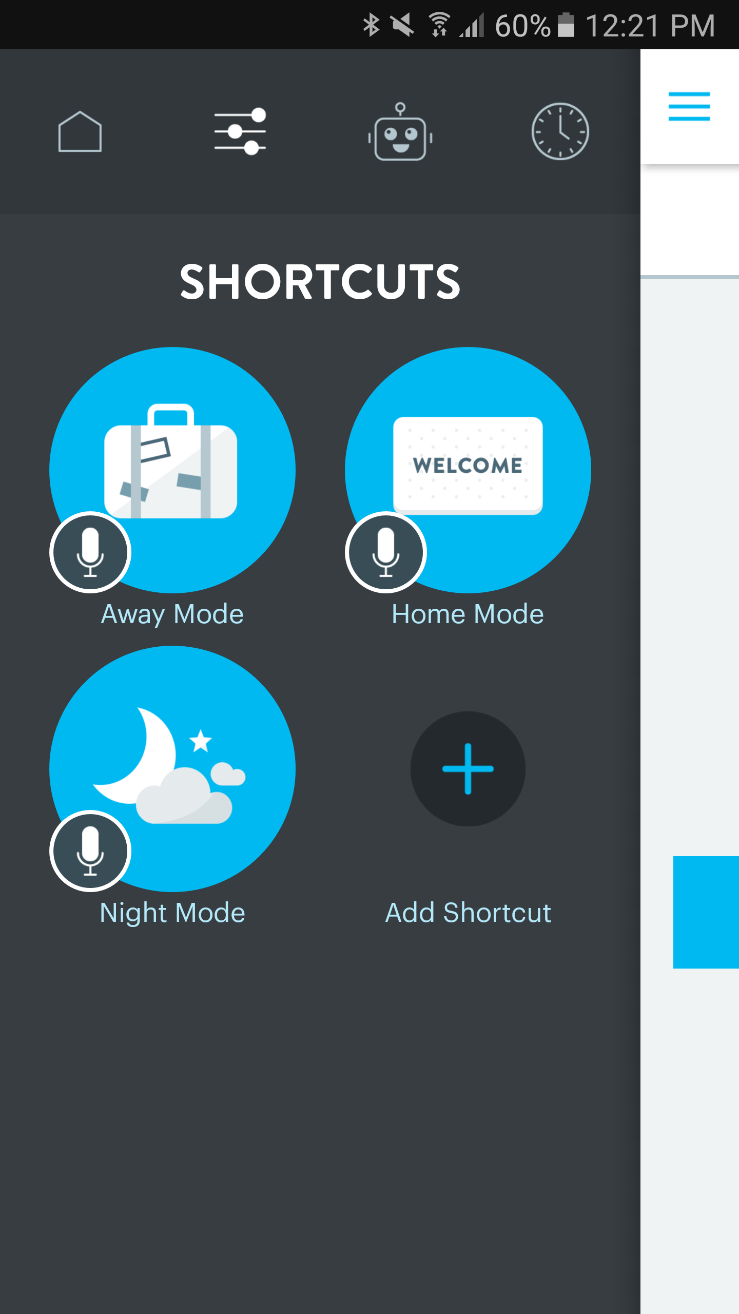 Google home wink store shortcuts