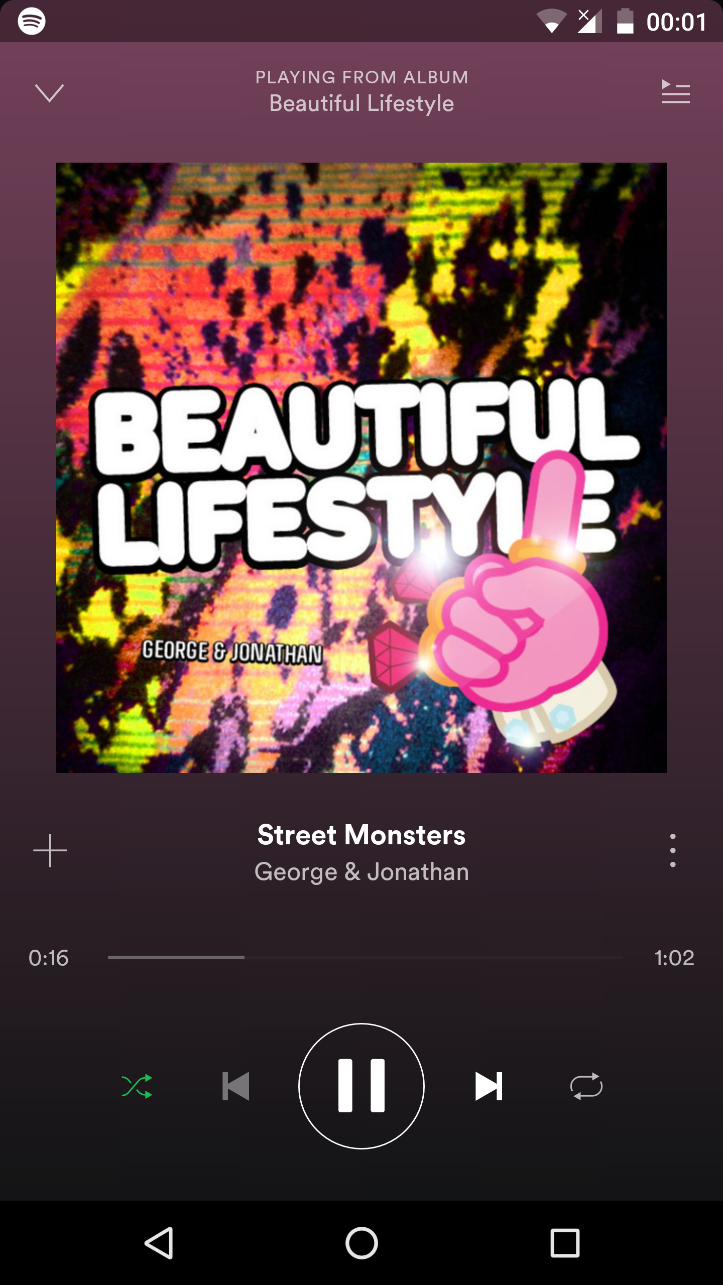 Spotify is testing a redesigned now playing screen with fullscreen