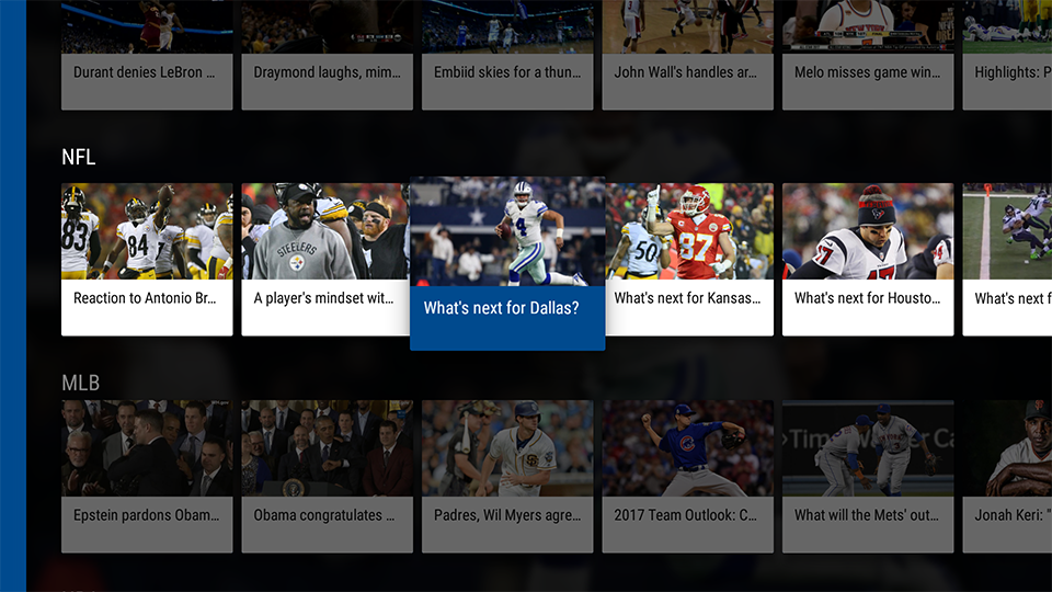 Cbs sports discount app android tv