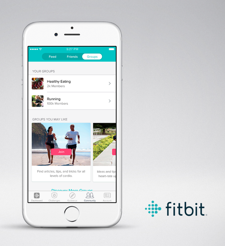 Fitbit announces improved community aspect with groups and personal