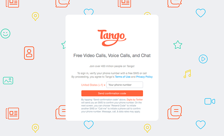 tango video calls download