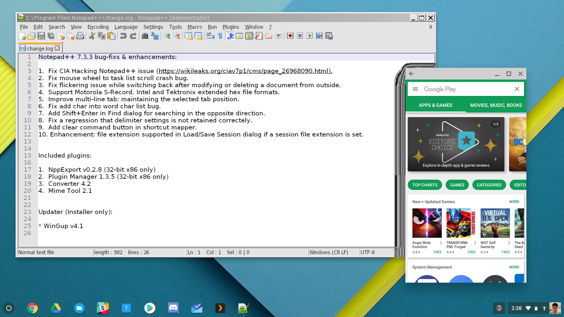 crossover on chrome os beta apk