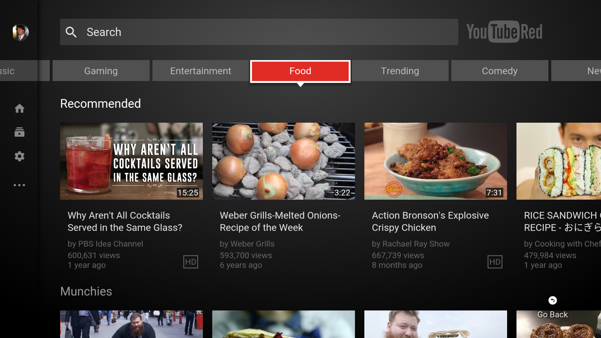 [Update arm APK] YouTube for Android TV v2.0 brings a major redesign