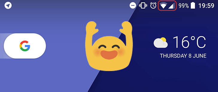 Android O feature spotlight: WiFi and cellular status bar icons switch