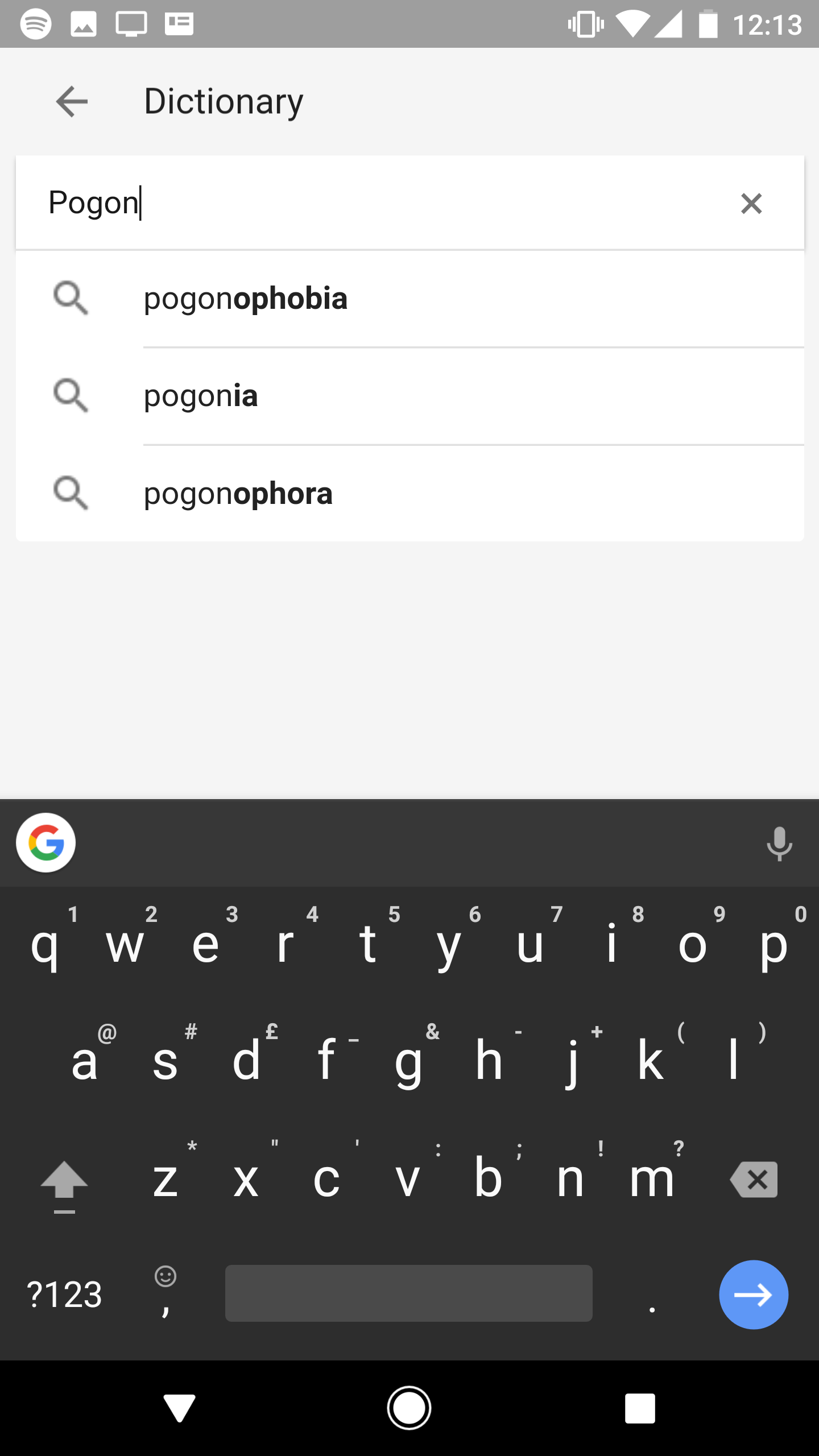 Google Search upgrades its dictionary card with a separate search box