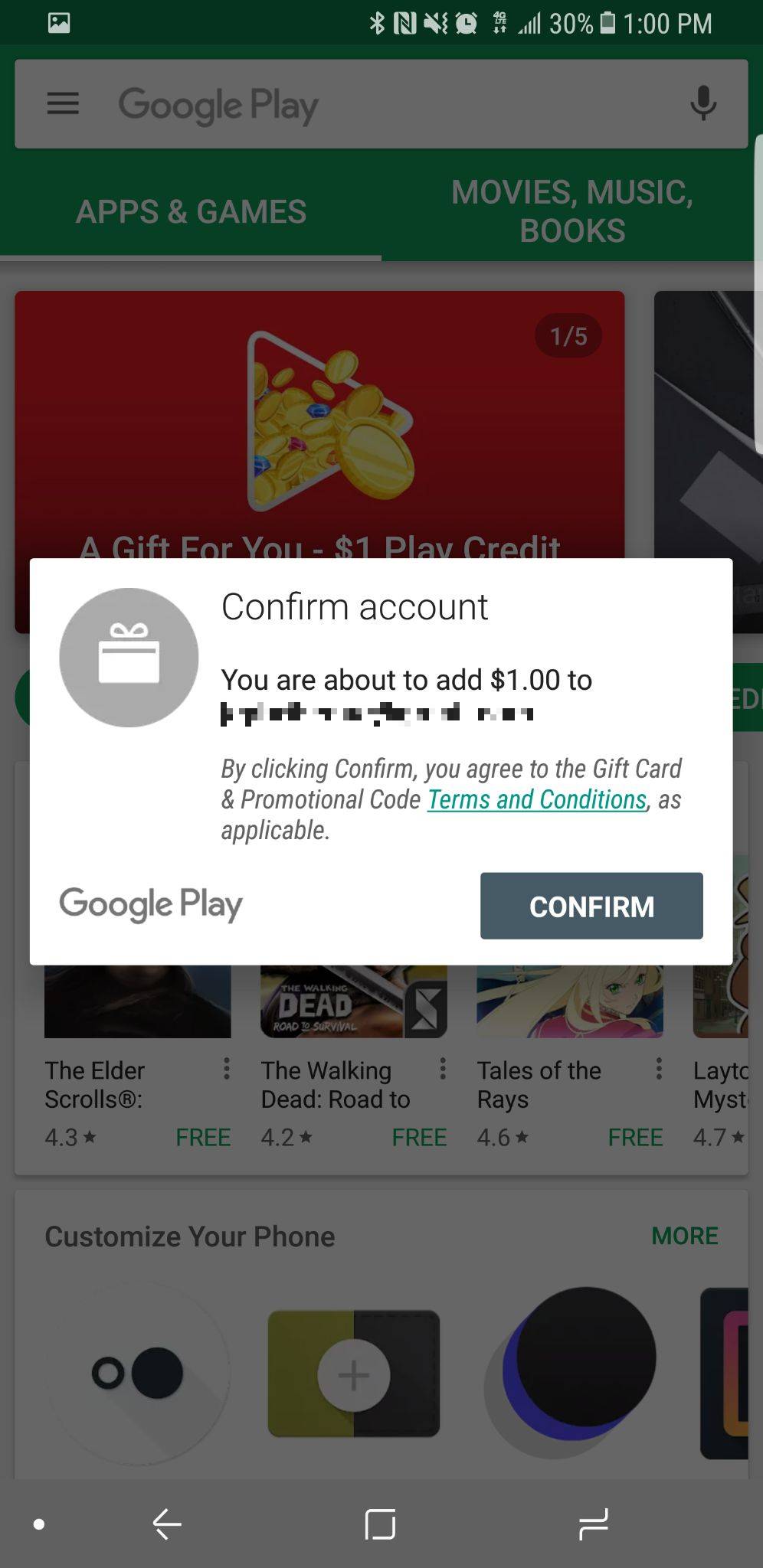 Free Alert Google Is Handing Out Free 1 Google Play Credits To Select Accounts