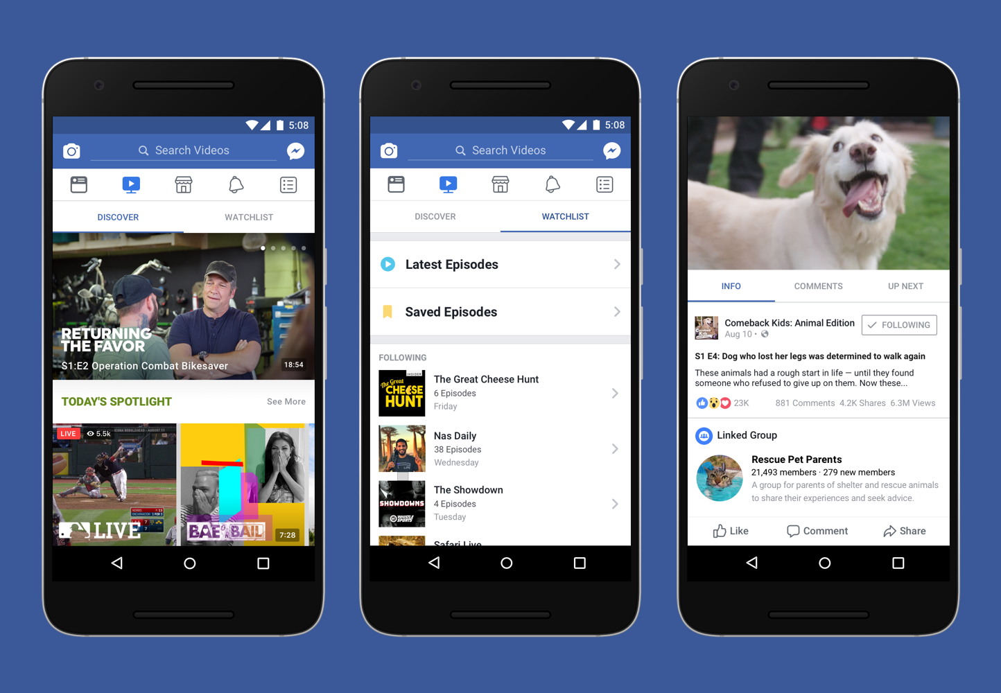 Facebook introduces new video platform Watch in a bid to compete with  YouTube