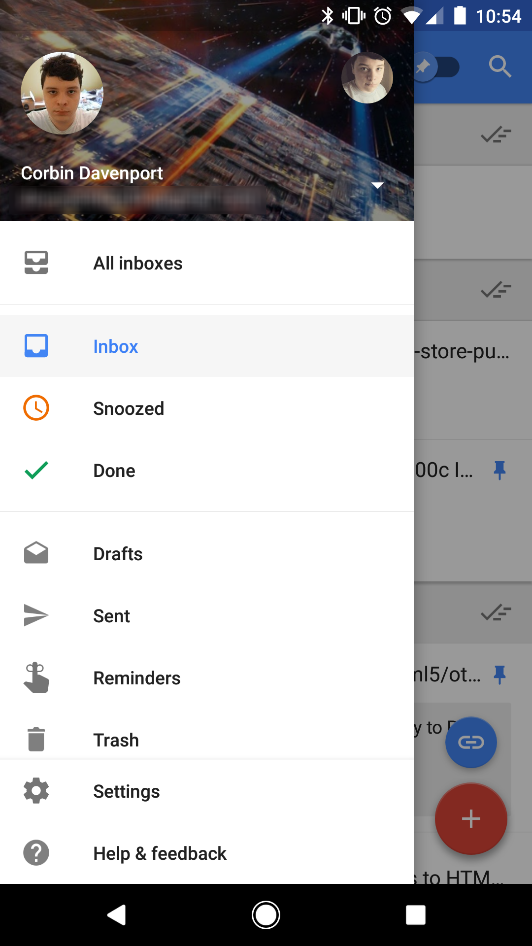 Google Inbox now has an 'All inboxes' view