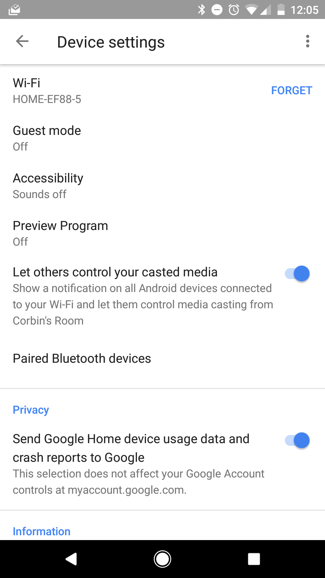 Google Home's Bluetooth functionality seems to be live now, for real