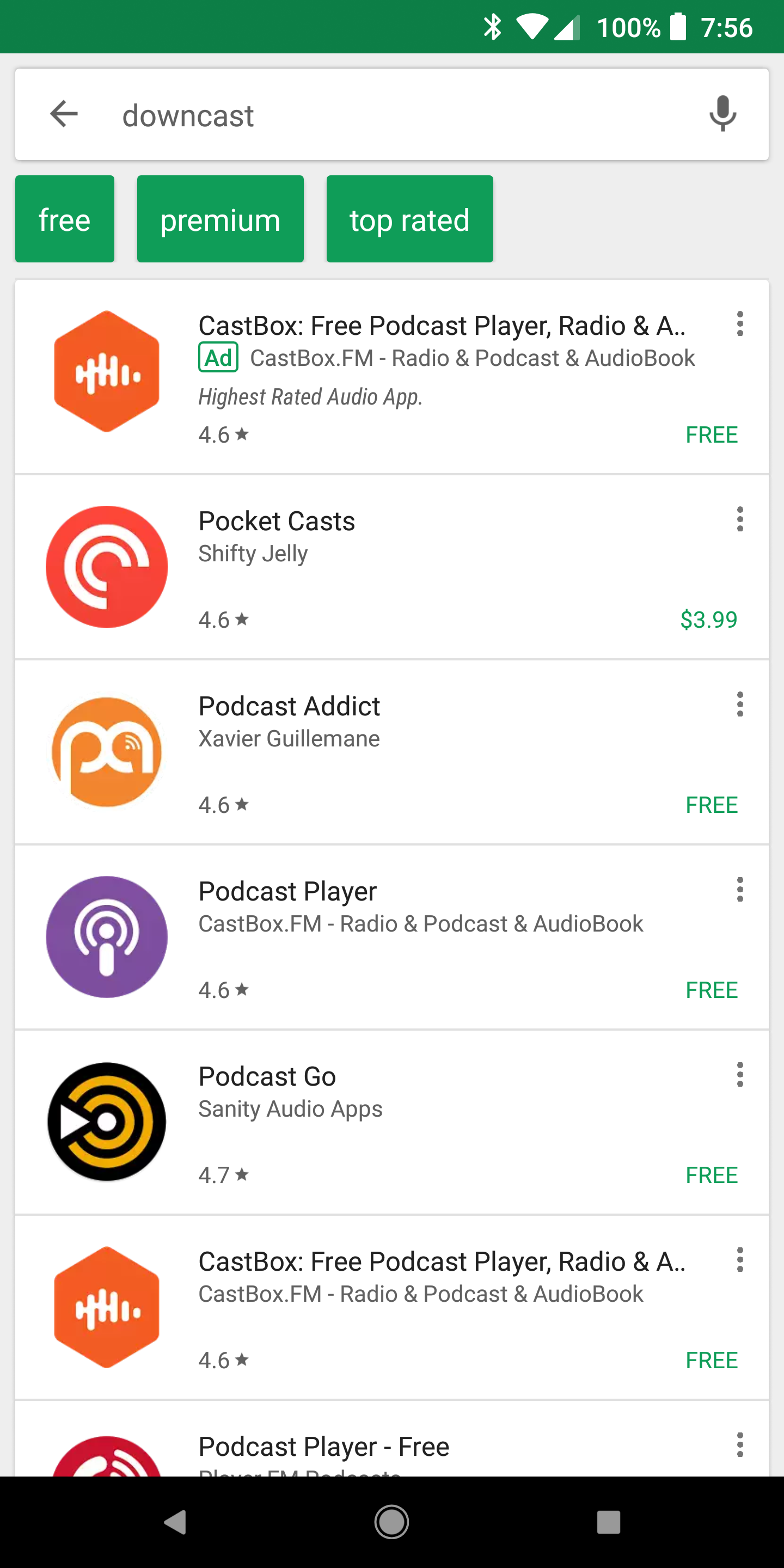 Google Play Store starts showing free and premium filters for searches