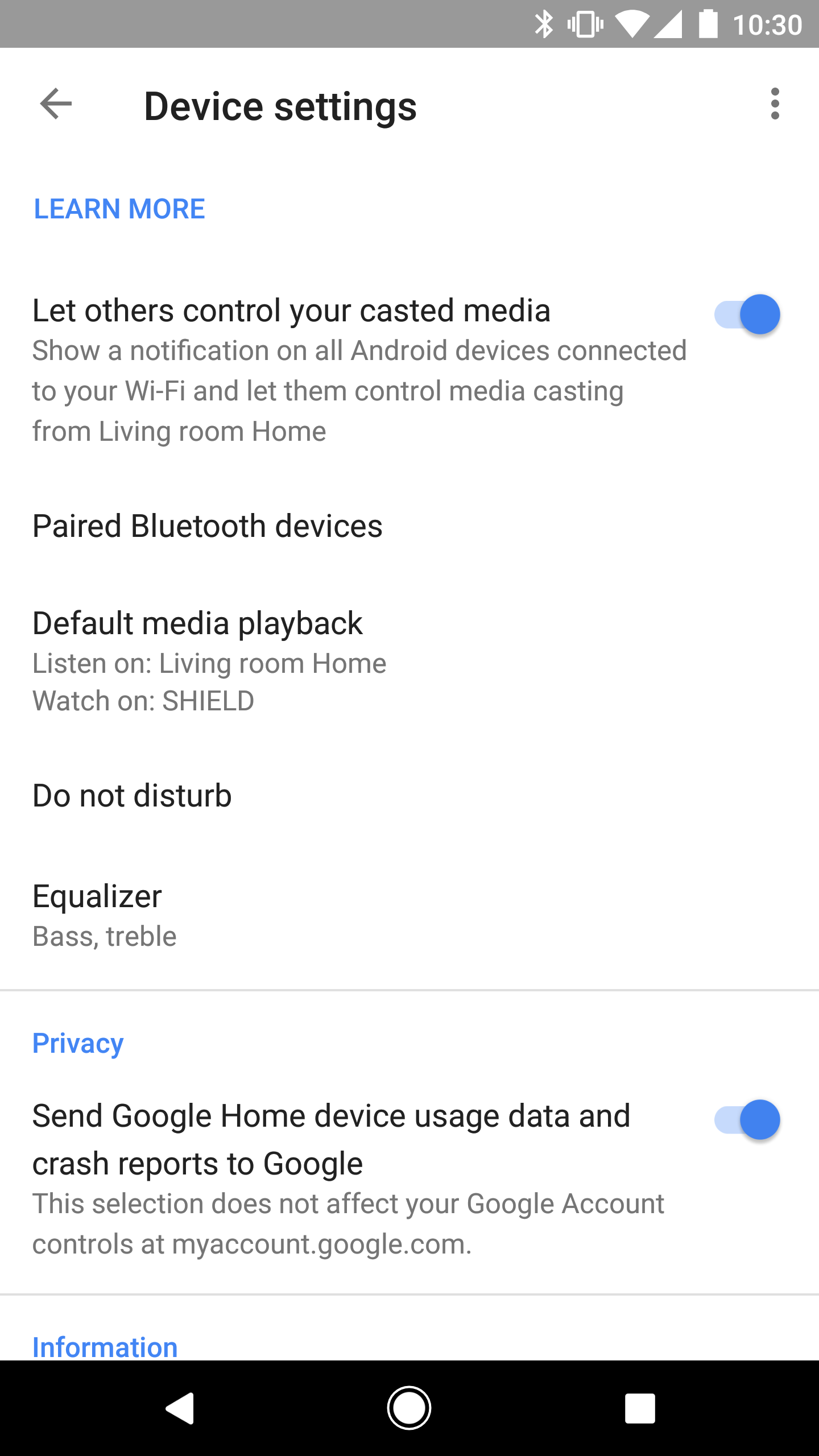 Google Home v1.27 includes several cosmetic changes and shortcuts ...