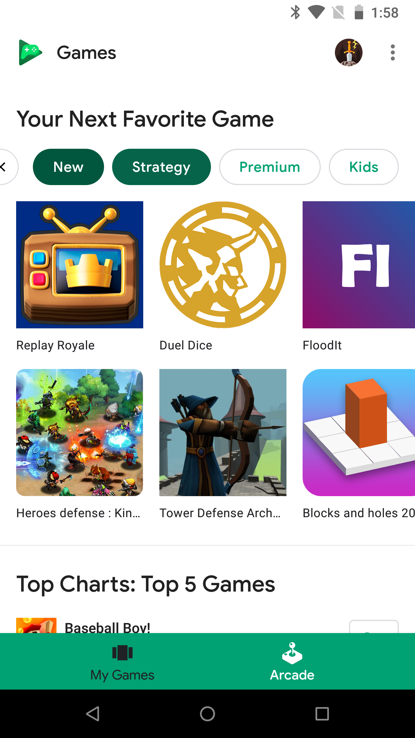 Google Play Games v5.5 adds Arcade tab to help you find your next game [APK  Download]