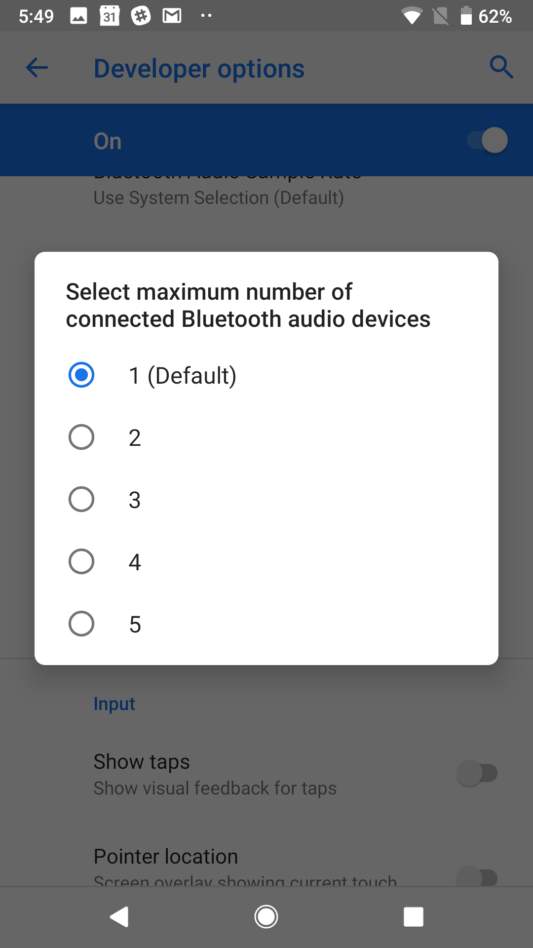 Android P feature spotlight: Up to 5 Bluetooth audio devices can be ...