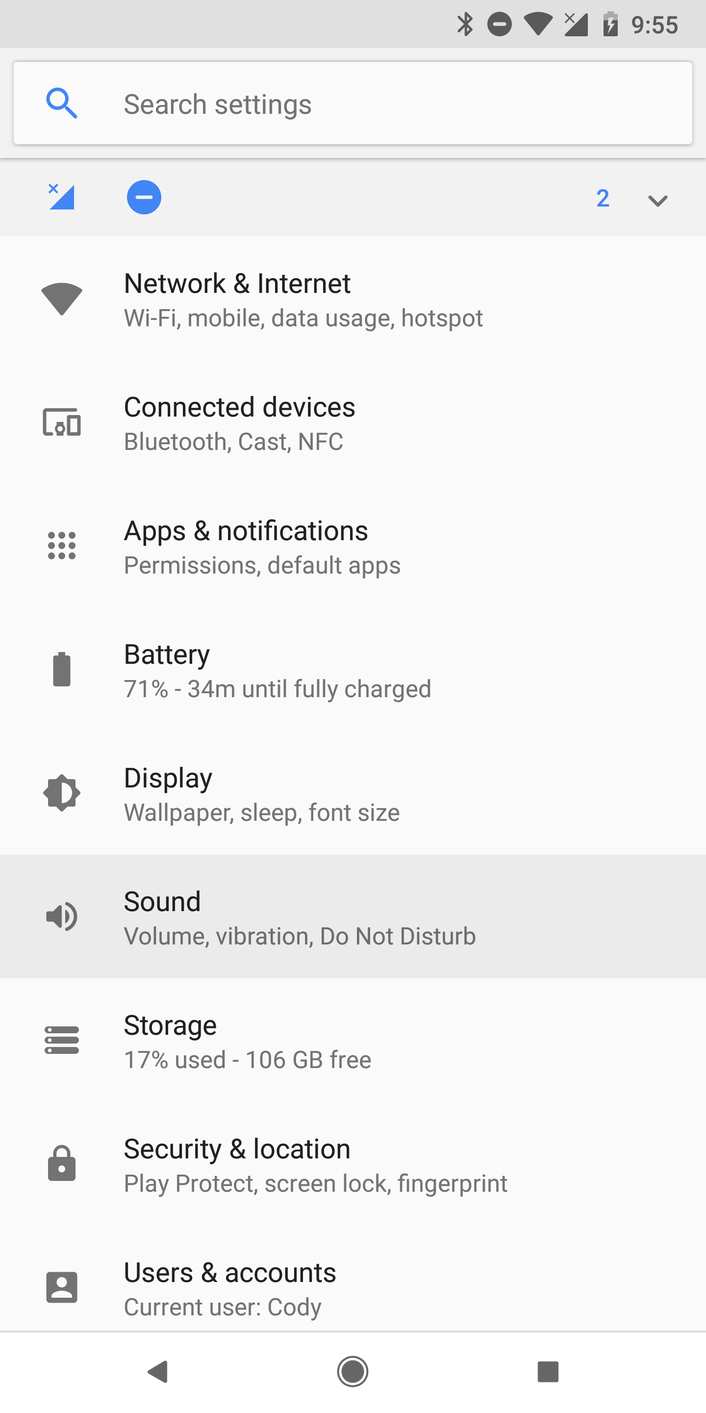 Google Phone v18 switches to system settings for sound and vibration ...