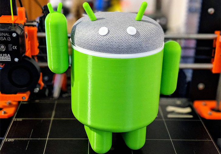 Give your Google Home Mini an adorable 3D-printed Android body