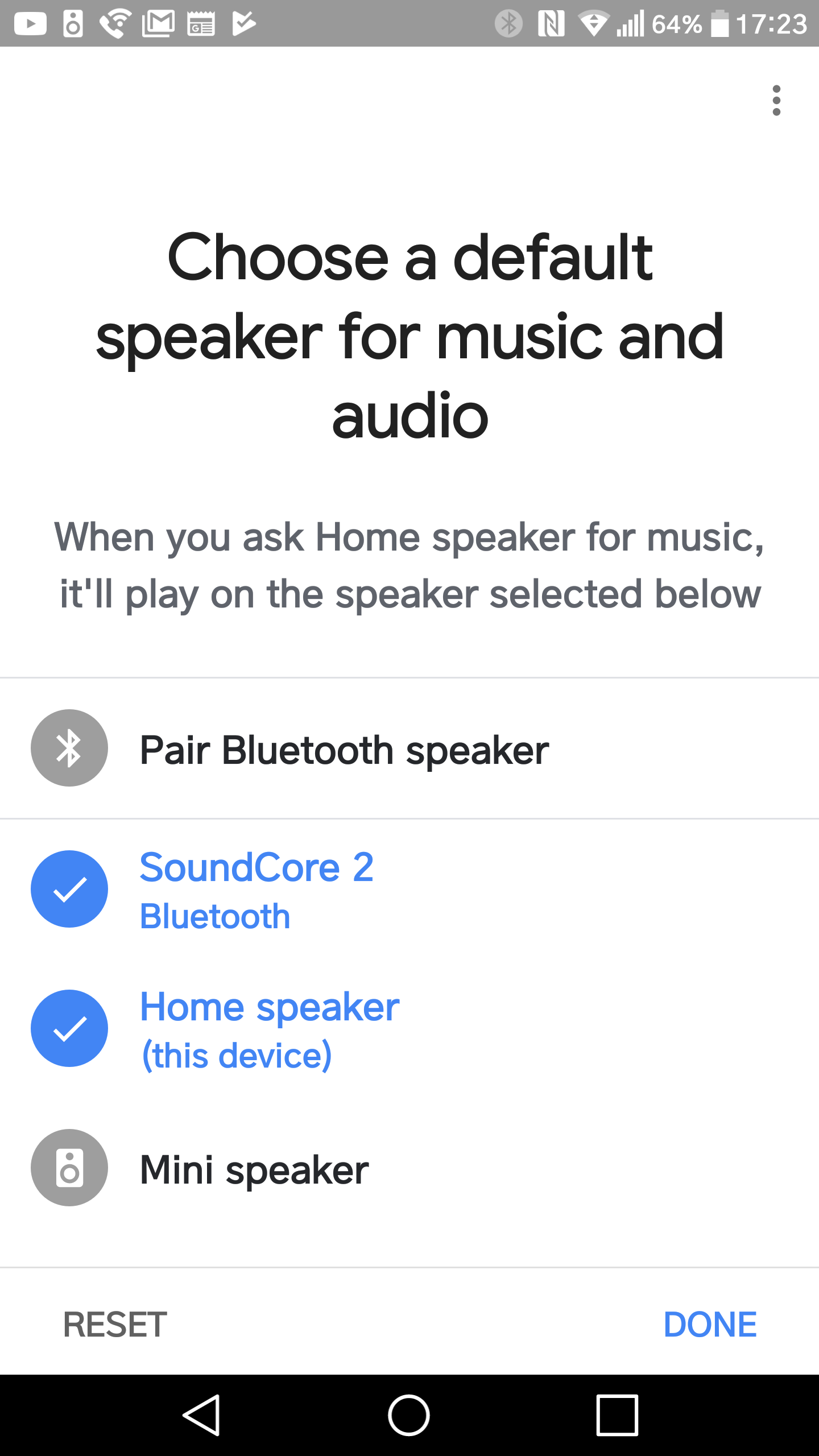 Google Home can now pair with Bluetooth 
