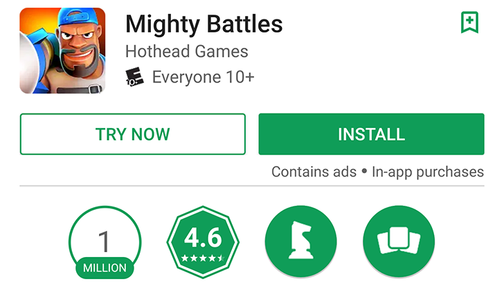 You can try out games on Play store without having to install them first