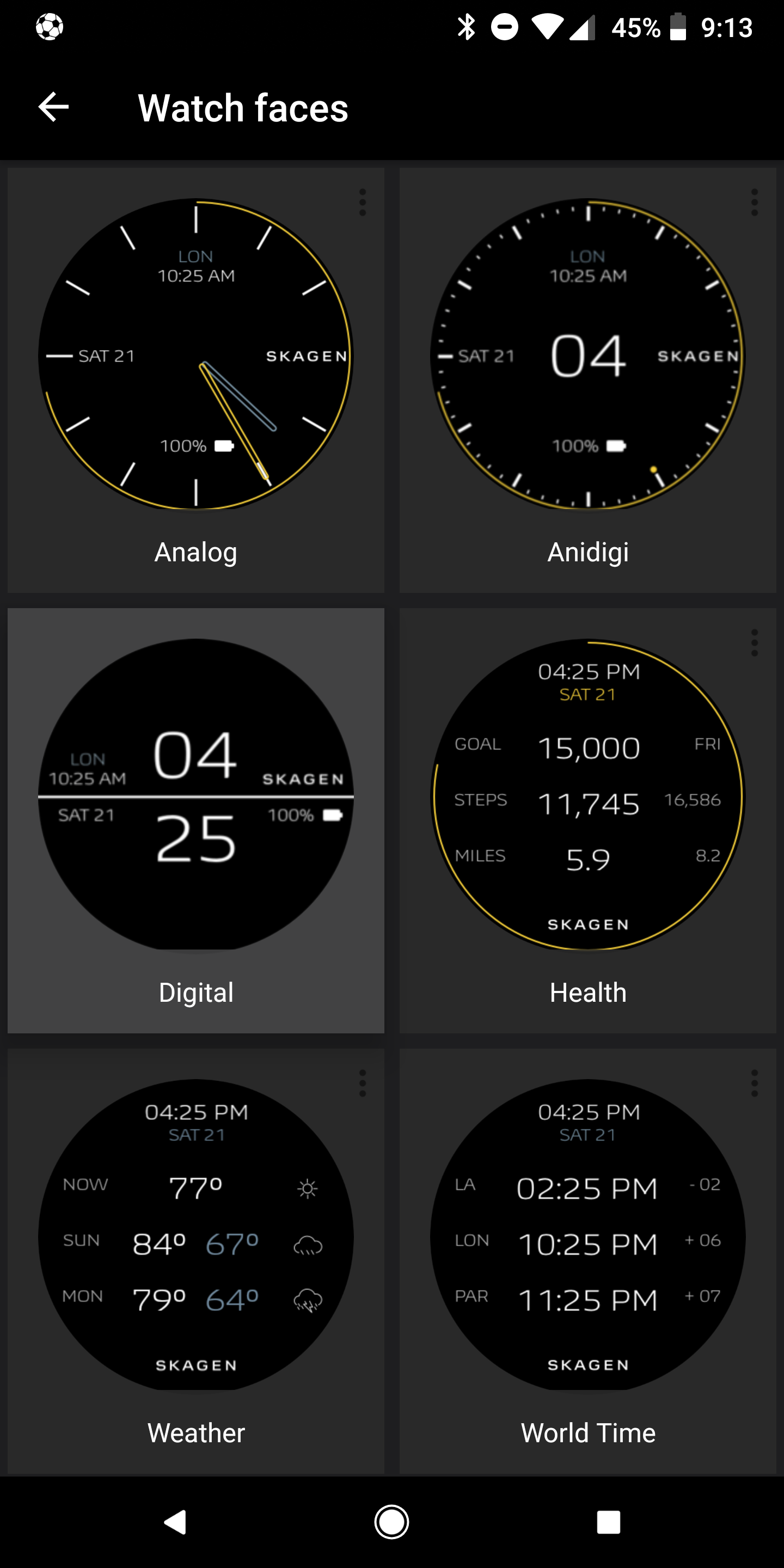 Skagen watch faces Clearance