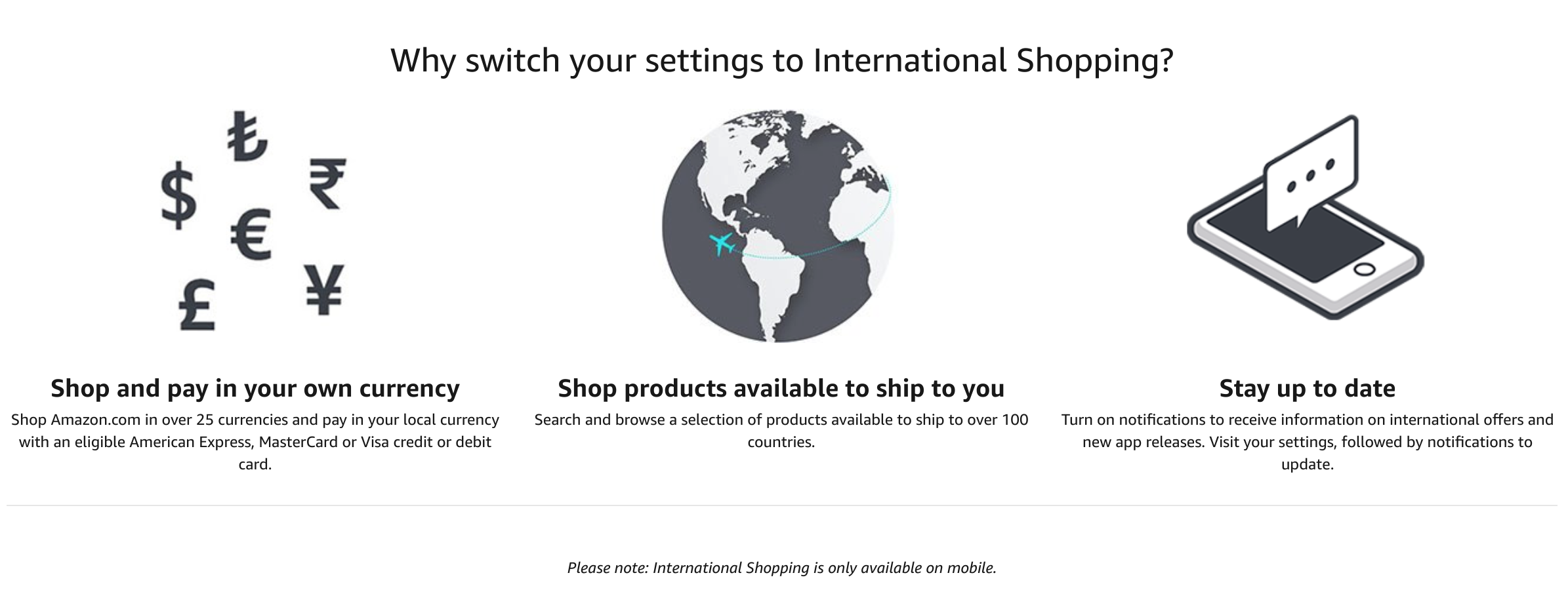 Amazon's International Shopping Experience makes it easier to import