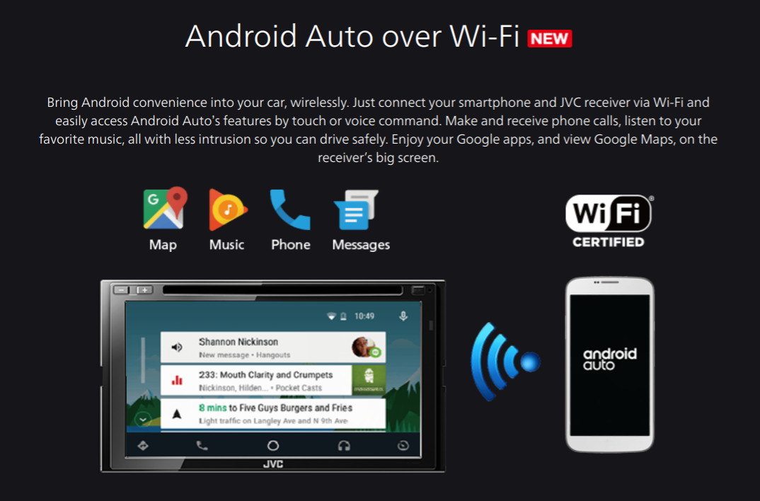 Беспроводной Android auto. Android auto функционал. JVC Android auto. Android auto телеграм. Function android