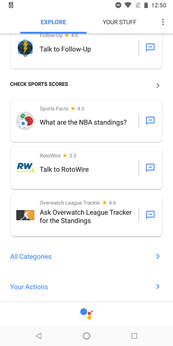 Google Assistant now lets you see all your linked services and actions
