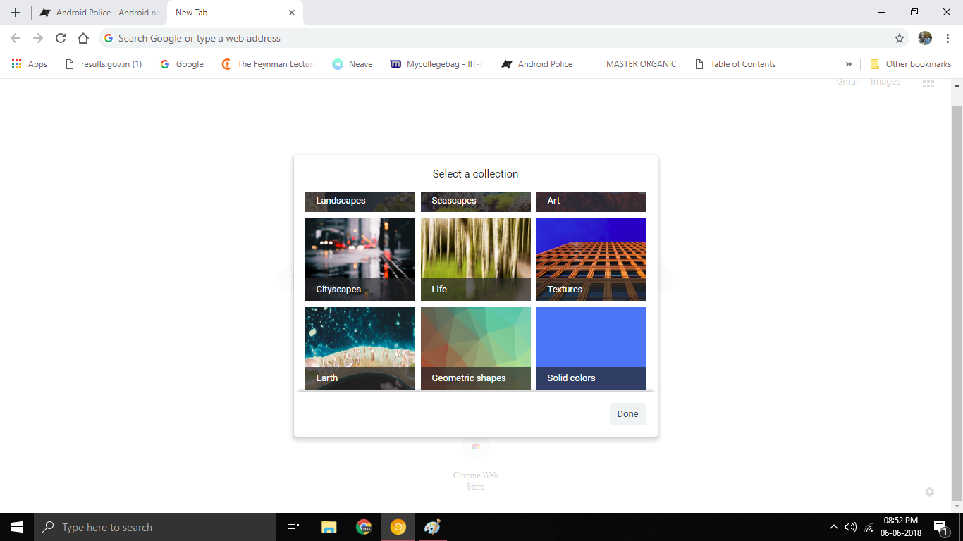 Update: Fixed, improved] New tabs on Chrome will soon be customizable with  wallpapers
