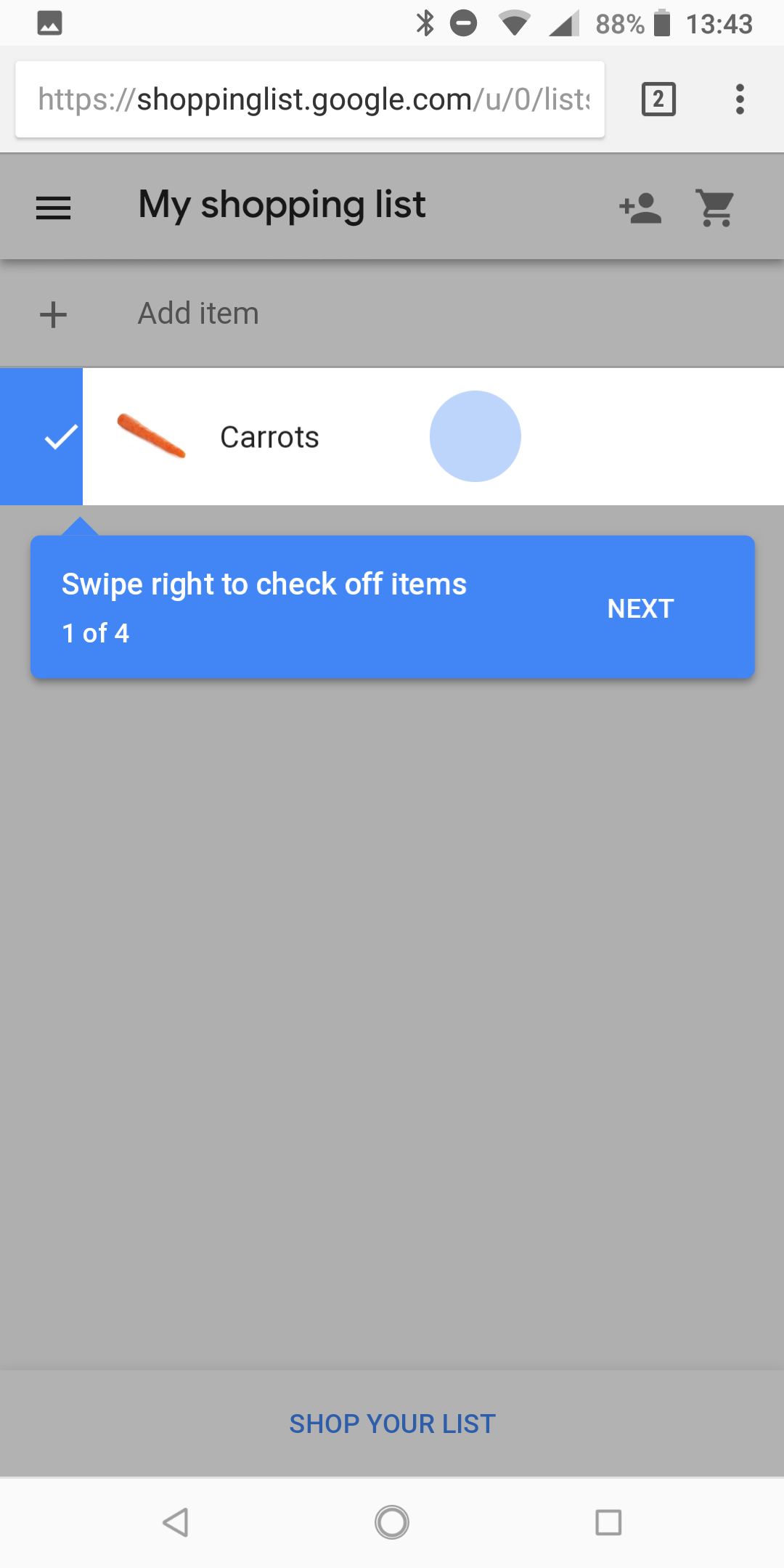 Google shopping hot sale list offline